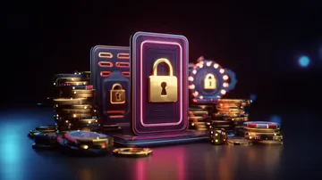 A person using their device against a moody casino-themed background, illustrating the smooth re-entry process at RK888.